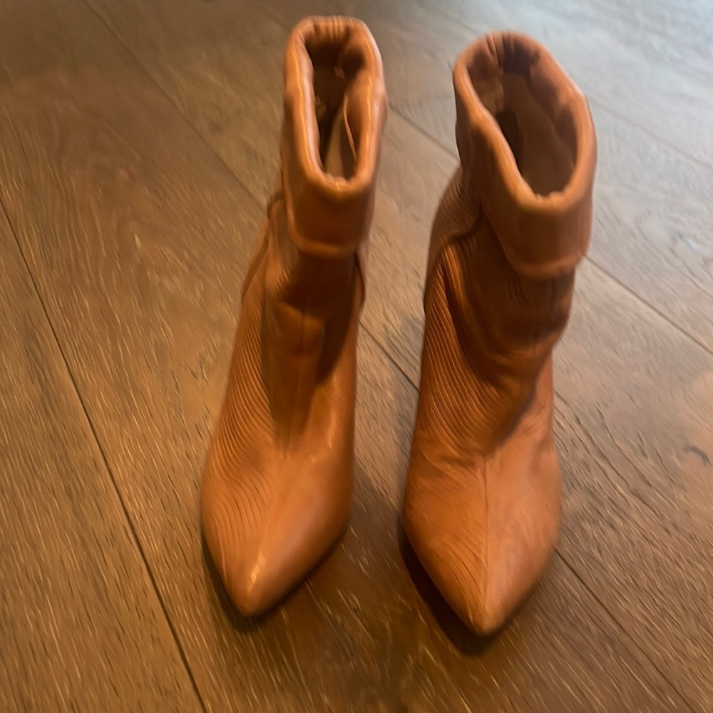 Loeffler Randall  pair of nude booties for winter